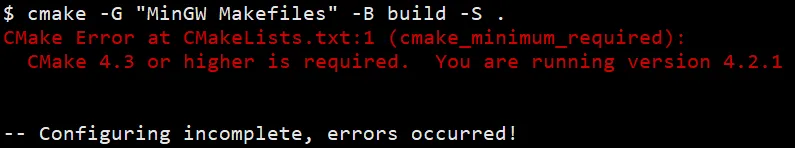 Generation Error Error