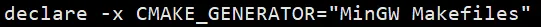 Shell's Export Variable